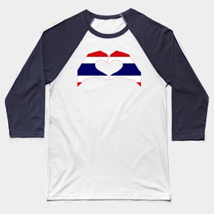 We Heart Thailand Patriot Flag Series Baseball T-Shirt